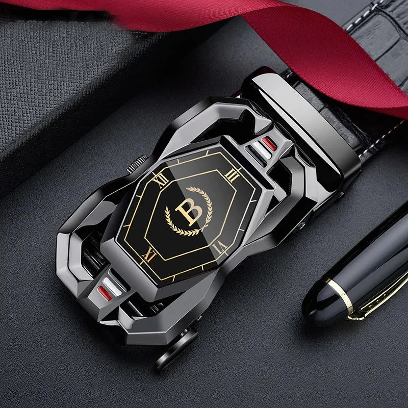 2024真牛皮皮带男士自动扣潮流休闲百搭腰带男款青年年轻人裤腰带