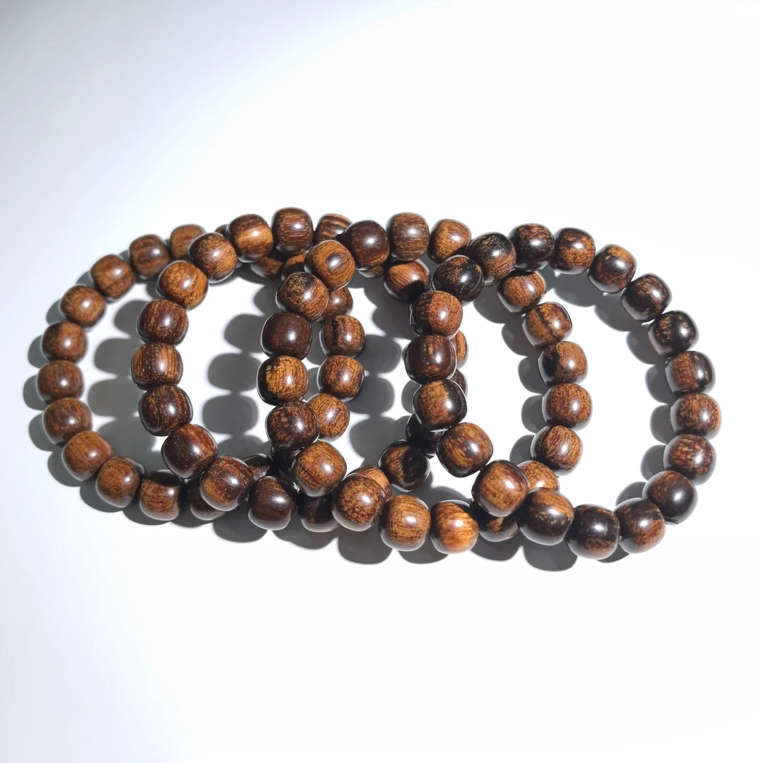 【九韵木语】巴布亚贡木1.0*1.1老型手串 鳞底玉化 发其一 GM60651