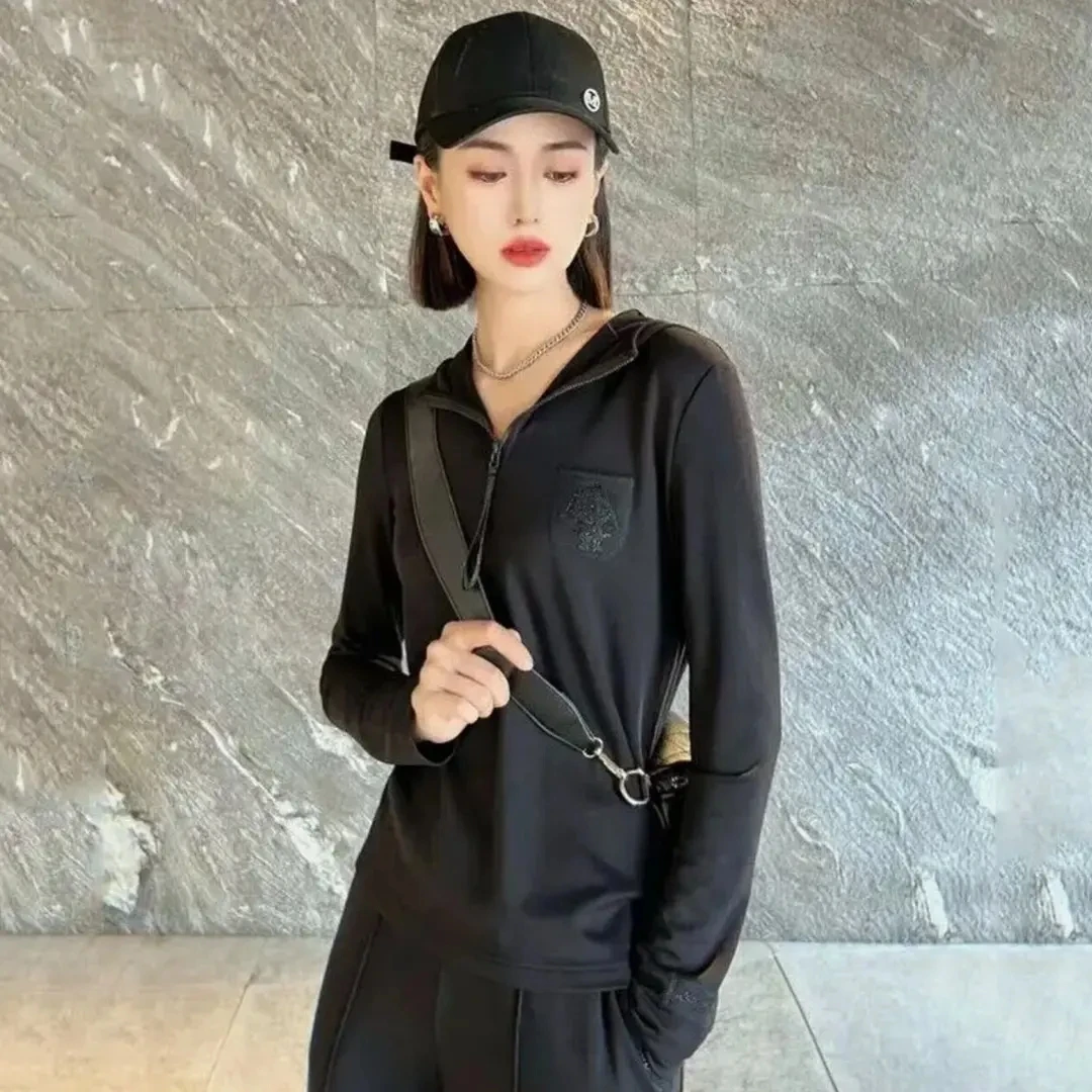 AMASS阿玛施新款学院风丘比特休闲百搭长袖卫衣女5300662-2
