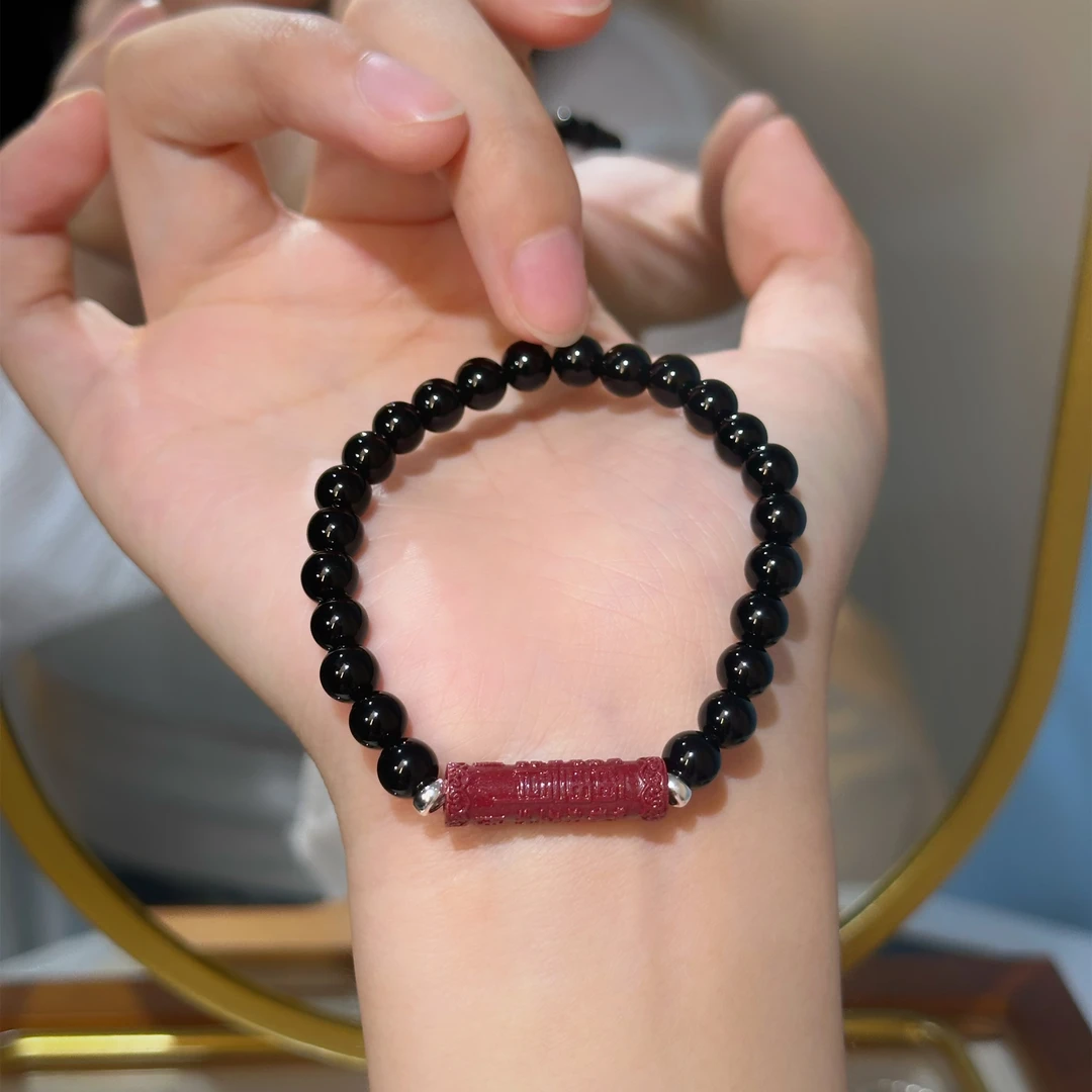 早兰 925银手链 【祈安手链】S925银手链时尚百搭简约气质