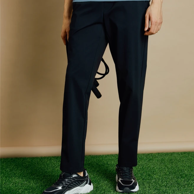 睿必度春秋男子休闲松紧腰显瘦直筒裤CN3178G04雳霹道