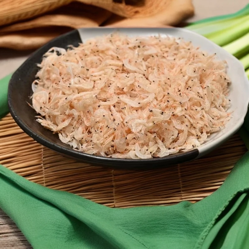 海鲜干货虾皮水晶虾皮含钙锌很丰富煎蛋 煲汤煮粥 煮面条广东本港