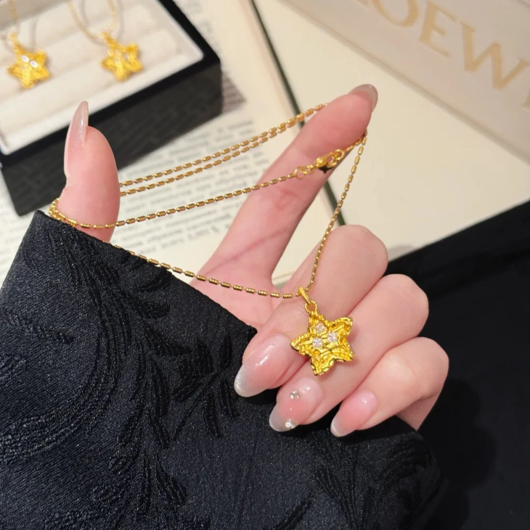 铜合金项链 星星时尚百搭气质简约精美设计感项链