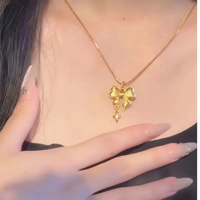 铜合金项链 在逃公主流苏时尚百搭气质简约精美设计感项链