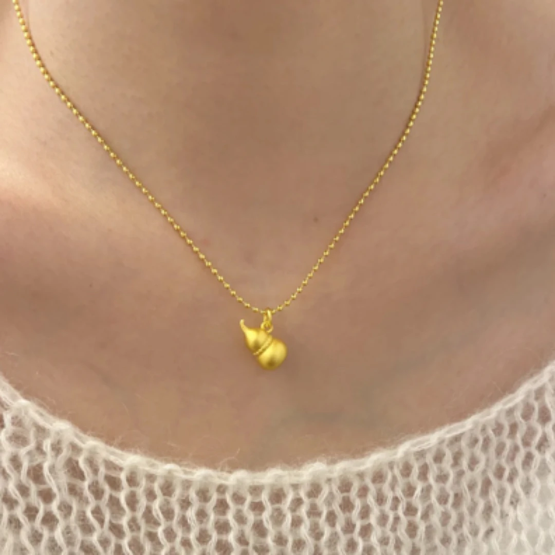 铜合金项链 葫芦时尚百搭气质简约精美项链
