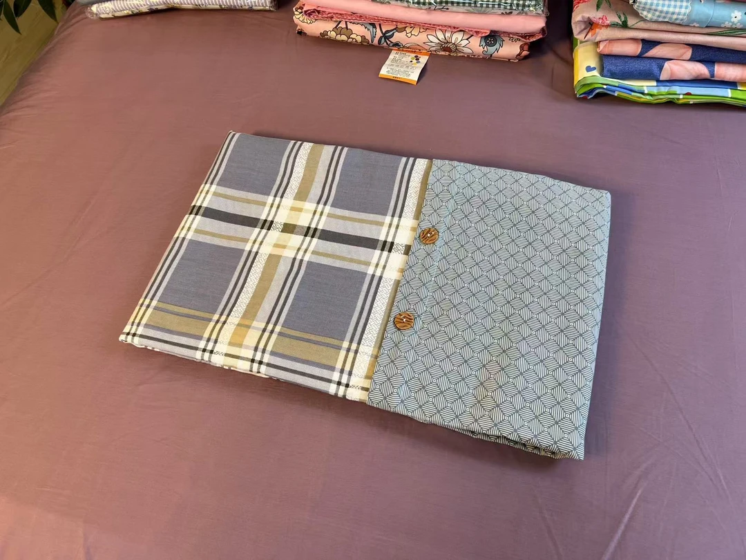 V/雅鹿高支高密纯棉100棉单人被套1.6*2.1米--格调