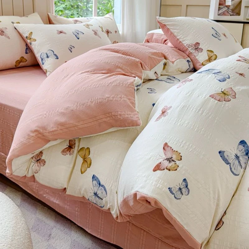 新疆包邮-李官奇秋冬A类提花大豆纤维被加厚保暖冬被-颜色不挑