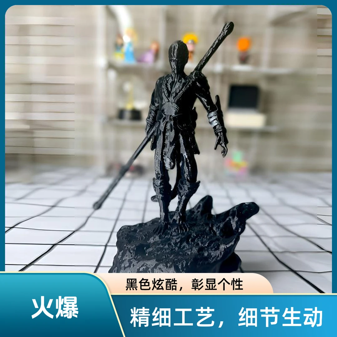 黑色炫酷黑神话悟空手办摆件
