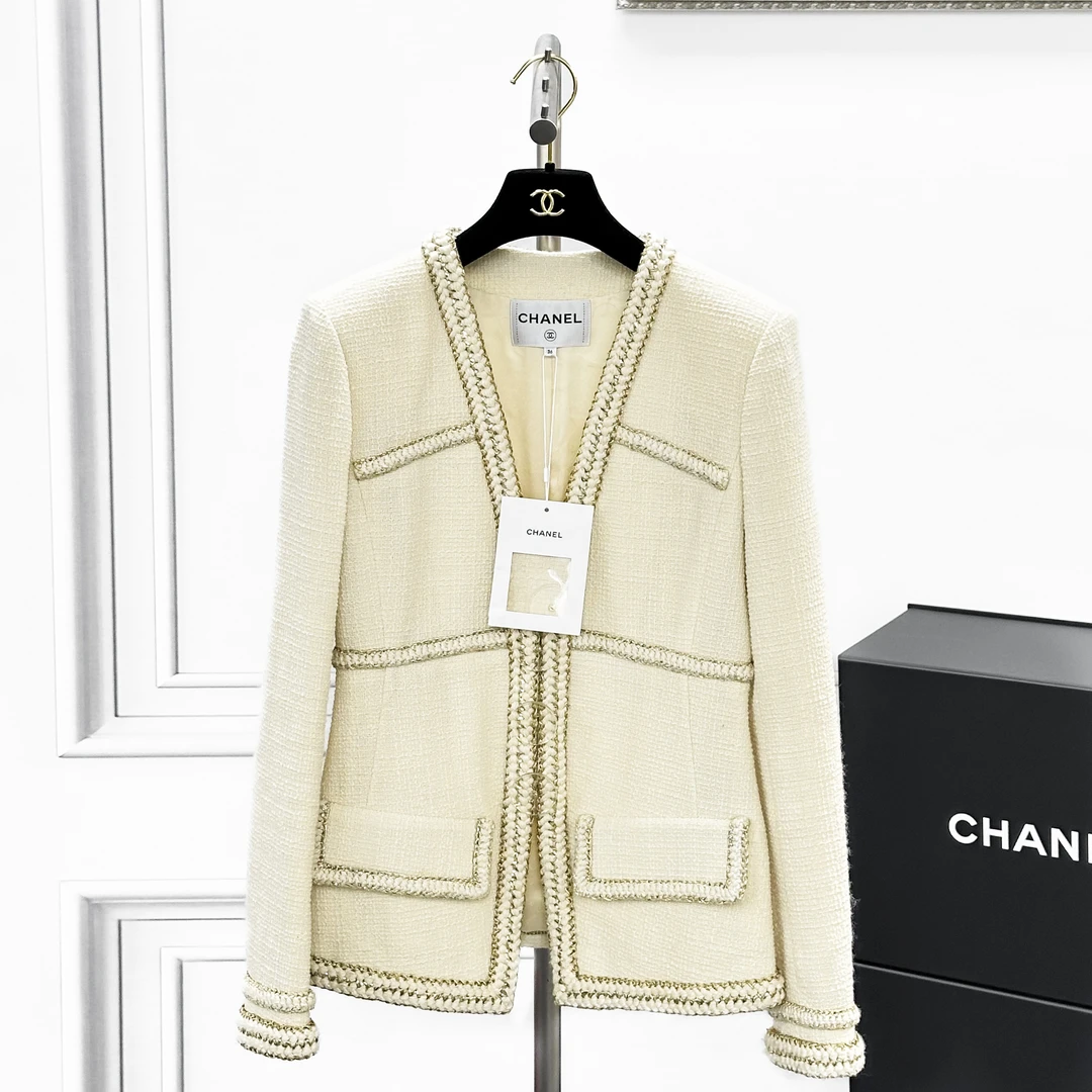 99新 Chanel/香奈儿 36码 大都会系列白金收腰外套