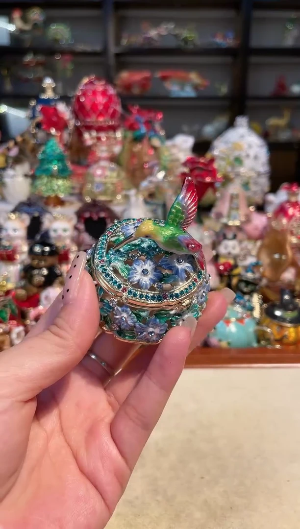 【闪购商品】精致珐琅彩首饰盒