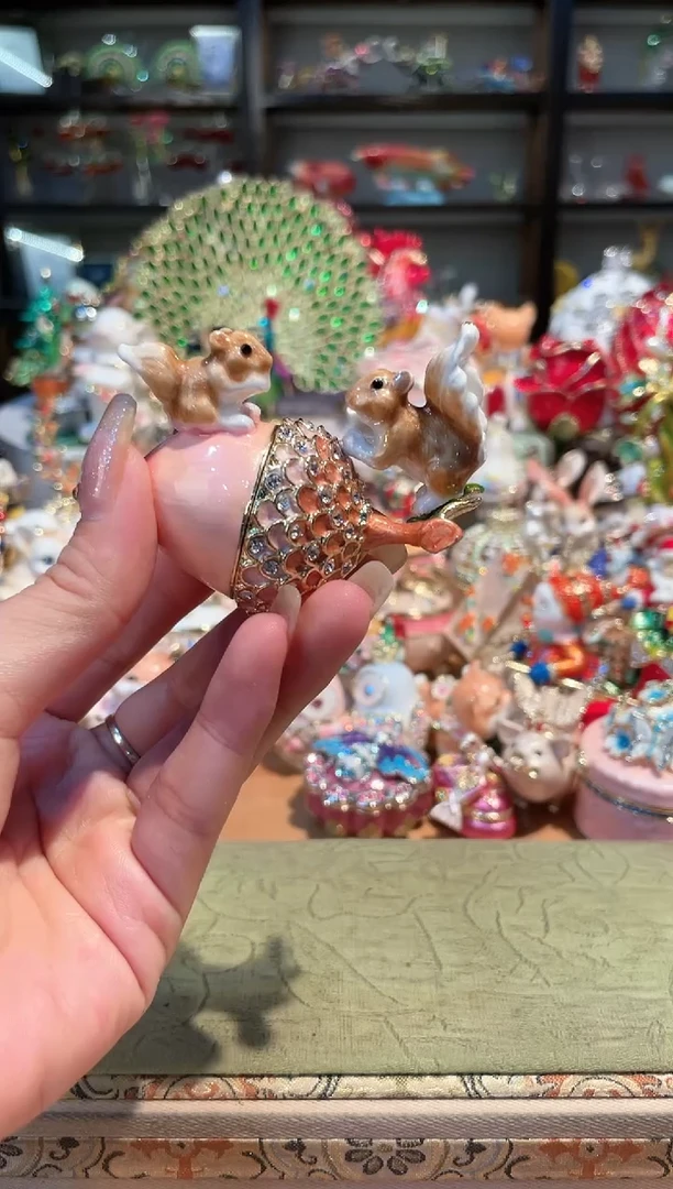 【闪购商品】精致珐琅彩首饰盒