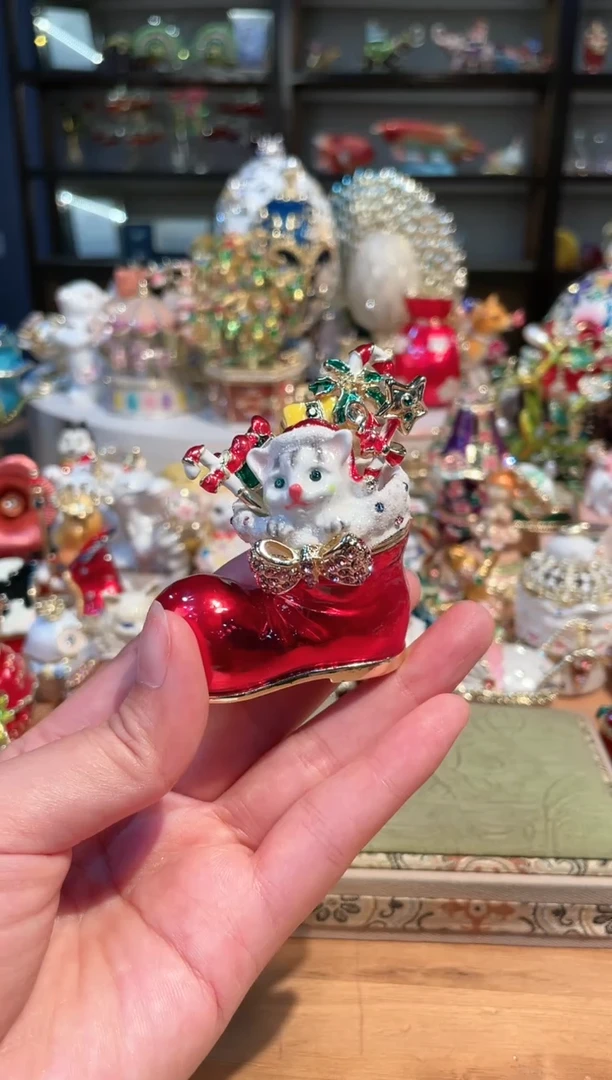 【闪购商品】珐琅彩首饰收纳盒精致