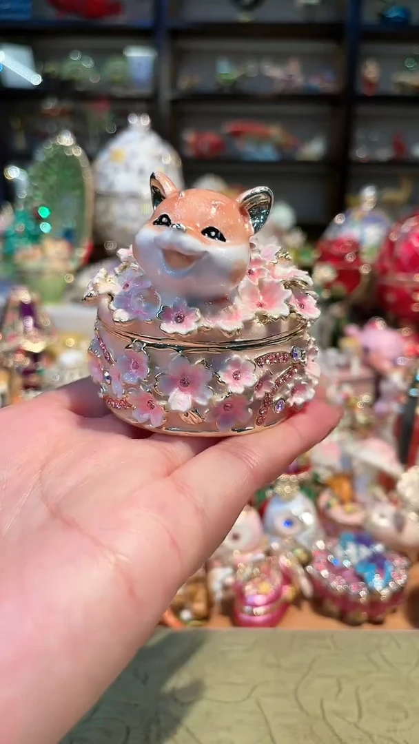 【闪购商品】精致珐琅彩首饰盒