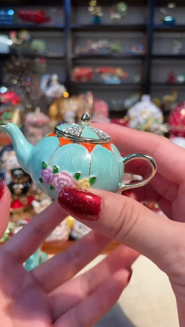 【闪购商品】 珐琅彩精致首饰盒