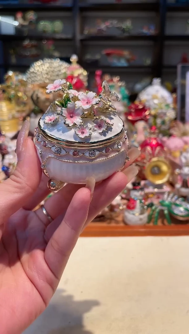 【闪购商品】精致珐琅彩首饰盒