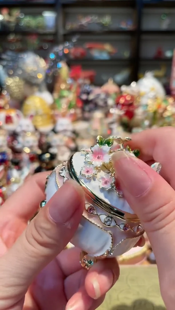 【闪购商品】精致珐琅彩首饰盒