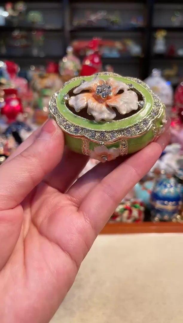 【闪购商品】精致珐琅彩首饰盒