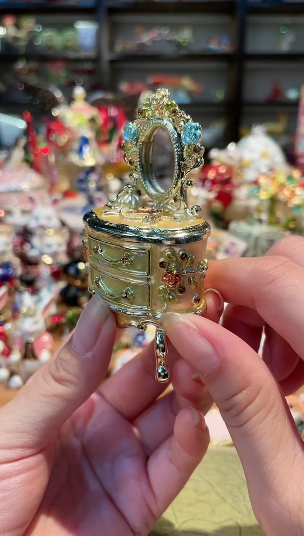 【闪购商品】精致珐琅彩首饰盒