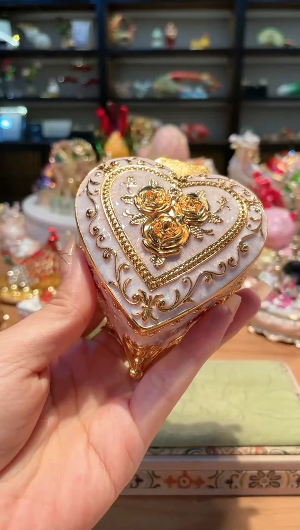 【闪购商品】 珐琅彩首饰收纳盒精致