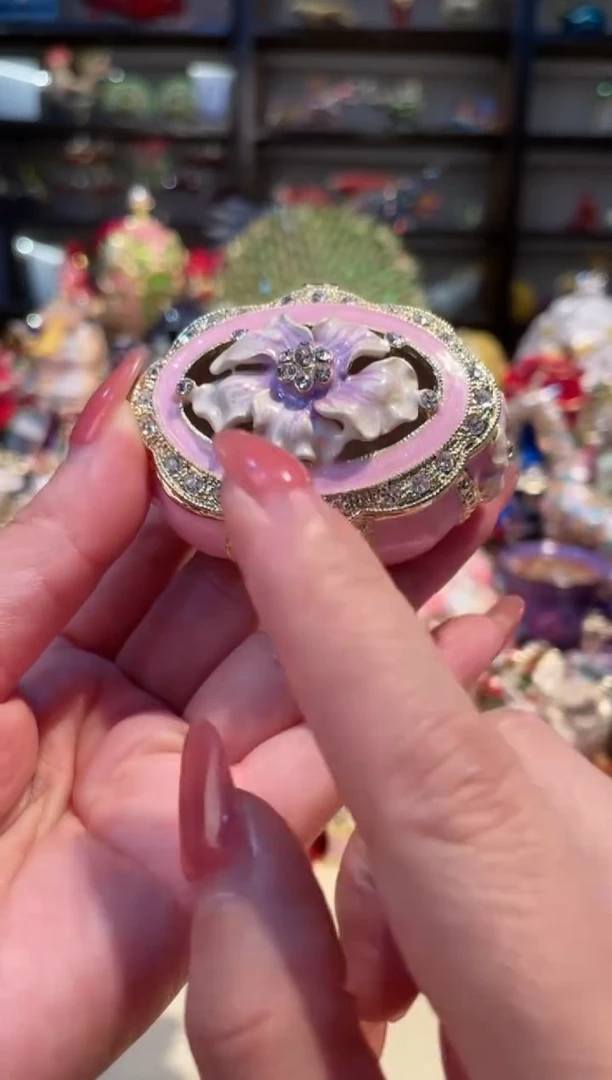 【闪购商品】精致珐琅彩首饰盒