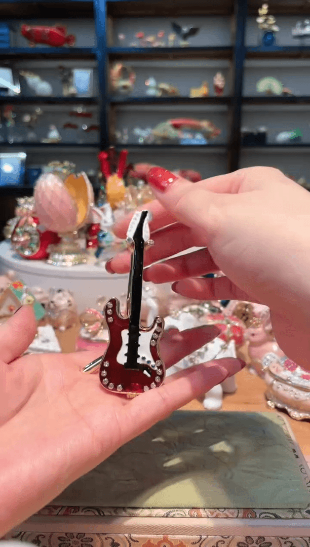 【闪购商品】珐琅彩首饰收纳盒精致
