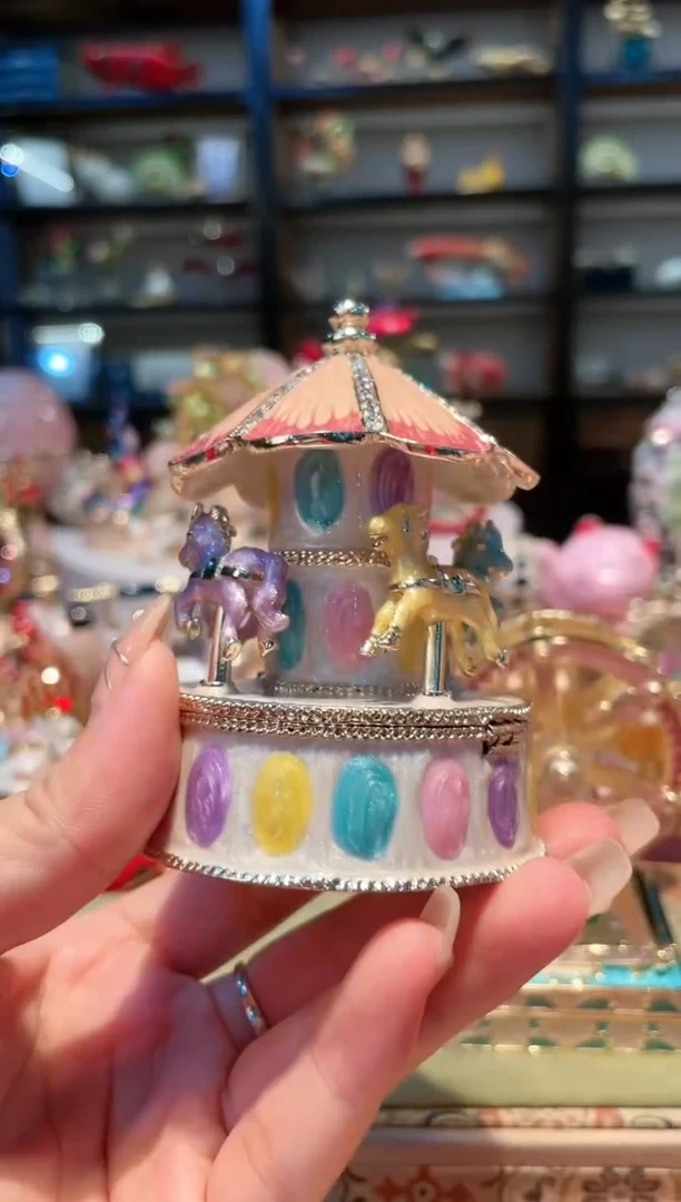 【闪购商品】 珐琅彩首饰收纳盒精致