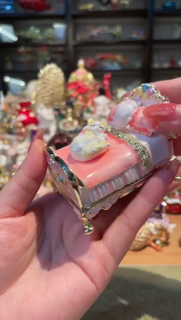 【闪购商品】精致珐琅彩首饰盒