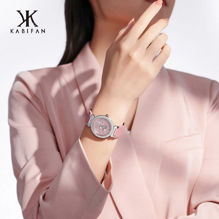 KABIFAN/卡碧梵法国巴黎花境奇遇专为女性定制款轻奢腕表FF