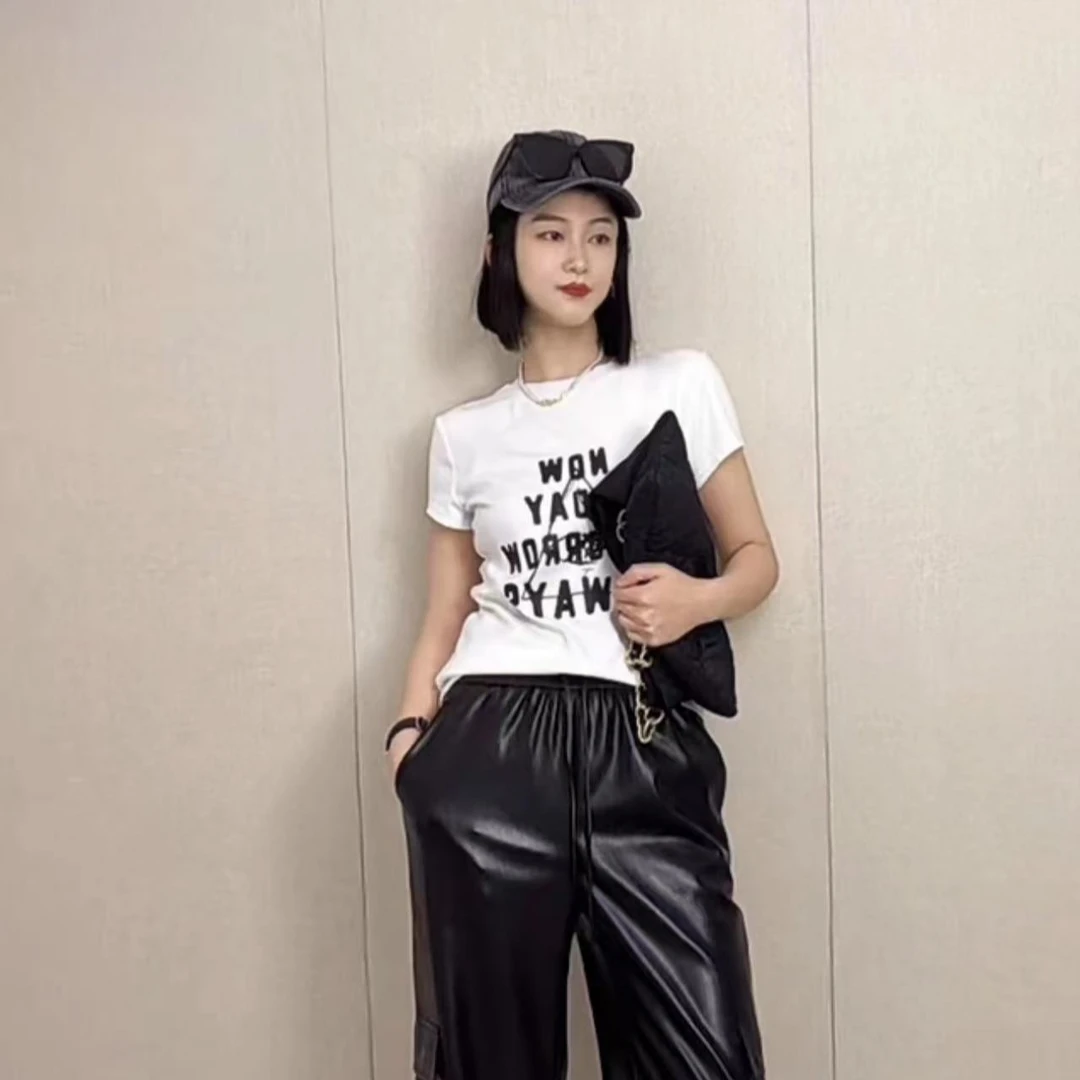 易缔媤字母T恤D31188A8002