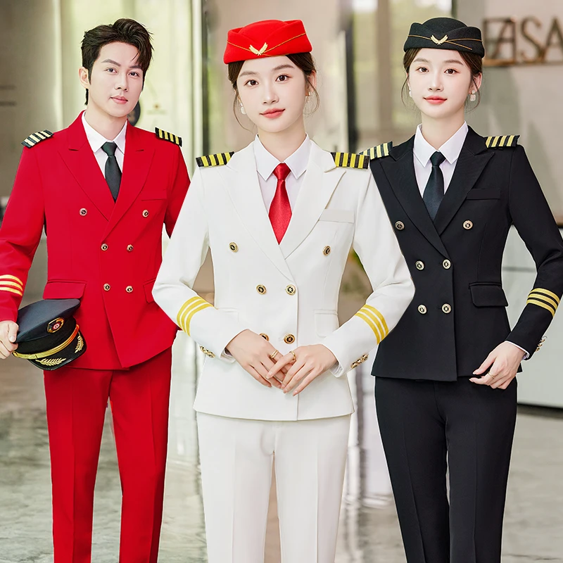 物业保安男女同款护卫队礼服套装演出服仪仗队乐队军鼓服装打大鼓