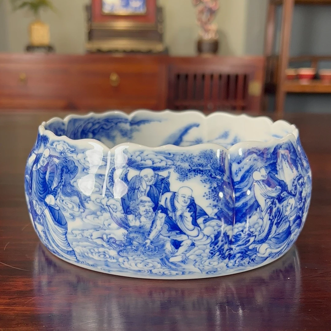 朗谷窑十八罗汉水洗