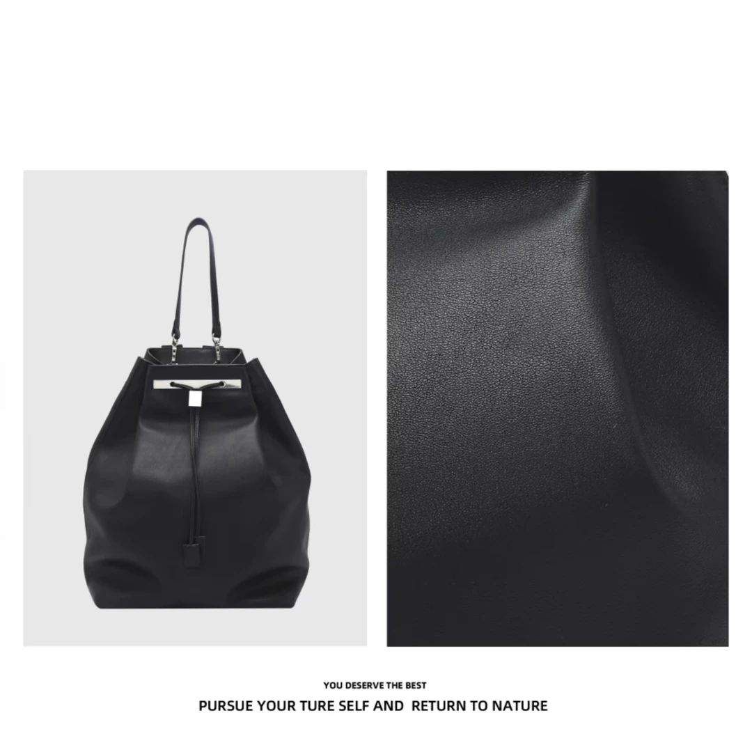 Discoverrevi ㅤ秋冬季新款百搭时尚潮流简约双肩包1588#