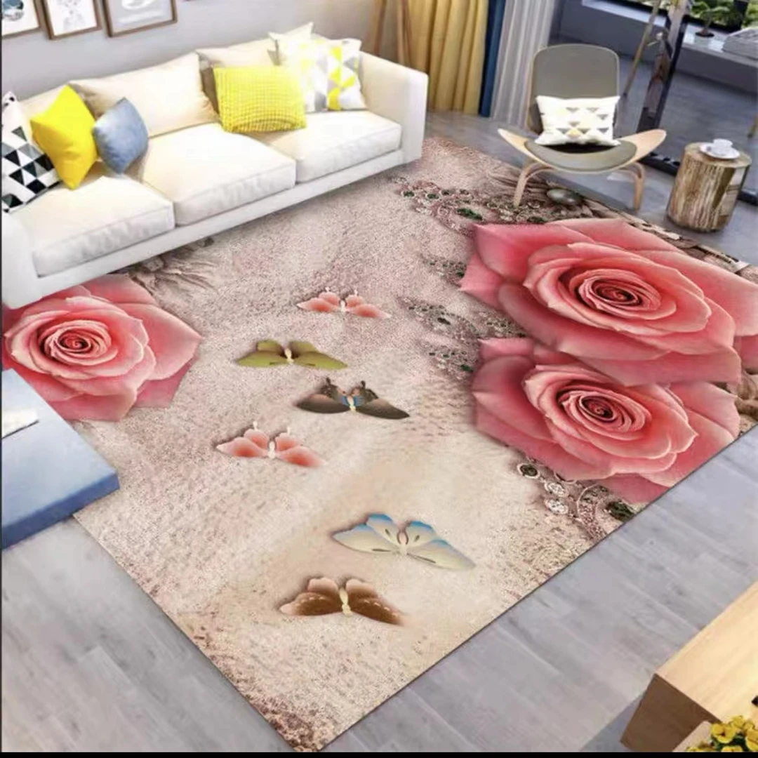 祎铭地毯水晶绒客厅茶几地毯地垫衣帽间卧室床边毯入户加厚地毯
