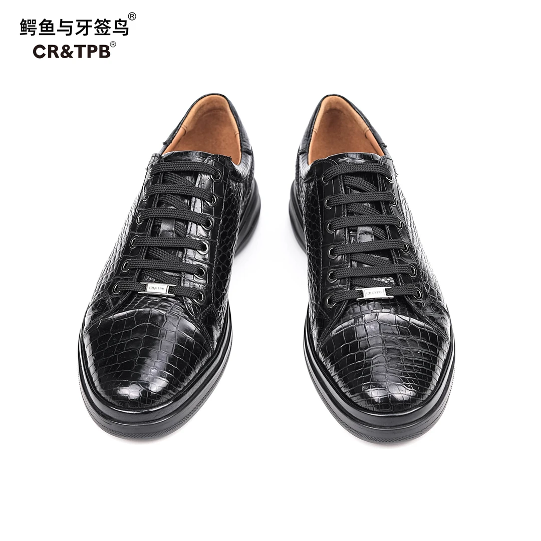 (断码特价清)鳄鱼真皮时尚皮鞋 EZ112227A