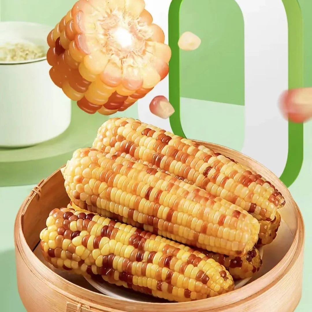 10根220克秦岭高山花糯玉米真空装（有任何问题可退款）