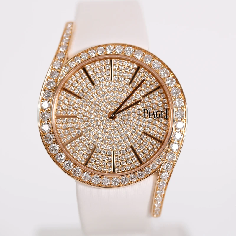 95新 Piaget/伯爵 G0A38167玫瑰金满天星石英女表单表藏表家名表