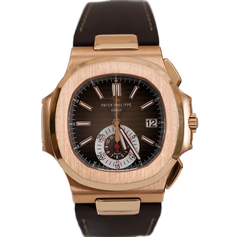 95新 Patek Philippe/百达翡丽 鹦鹉螺5980R玫瑰金21年全套