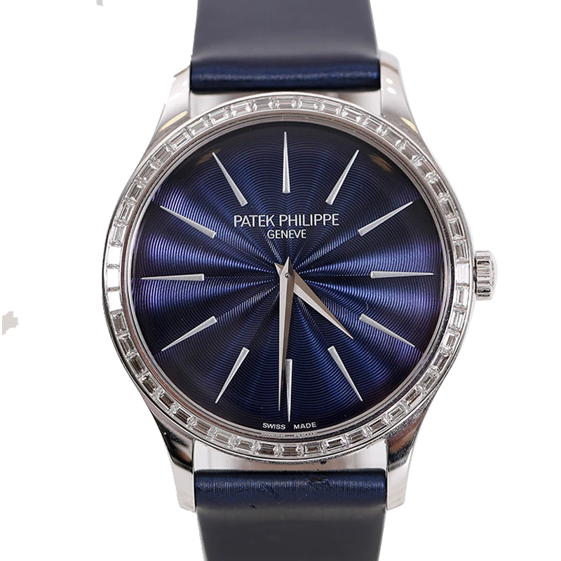 99新 Patek Philippe/百达翡丽 4897G手动白金T方钻33mm18年无盒