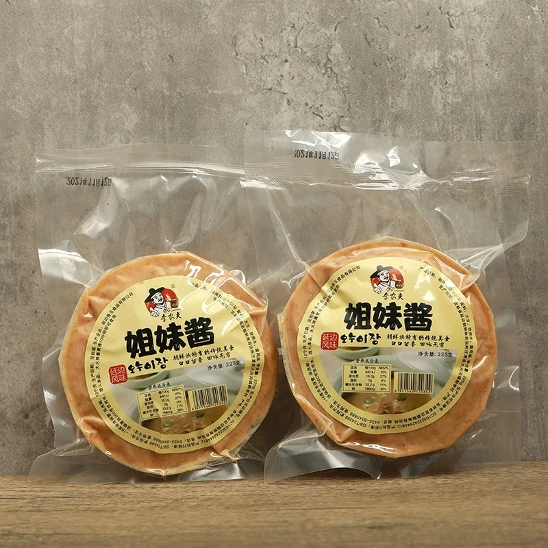 延边朝鲜族传统姐妹大酱225g/袋【李农夫】