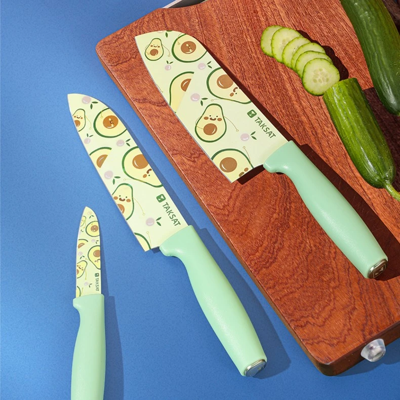 【芬姐专属】TAKSAT不锈钢专用刀具家用锋利耐用厨房三德刀小菜刀