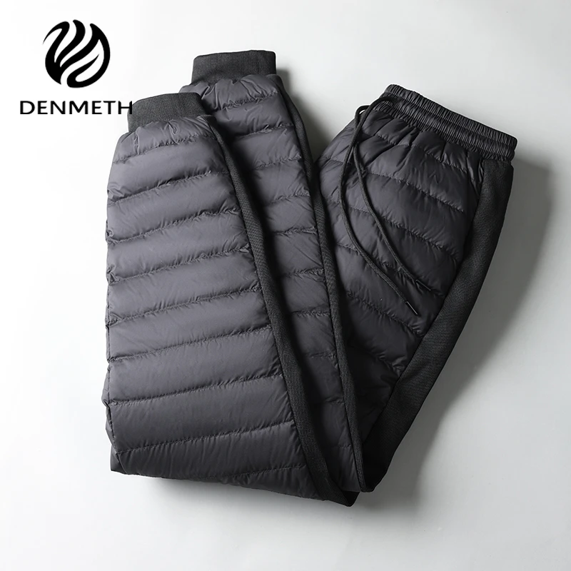 情侣款内穿羽绒裤男零下30度抗寒极寒保暖裤加厚棉裤羽绒裤男款