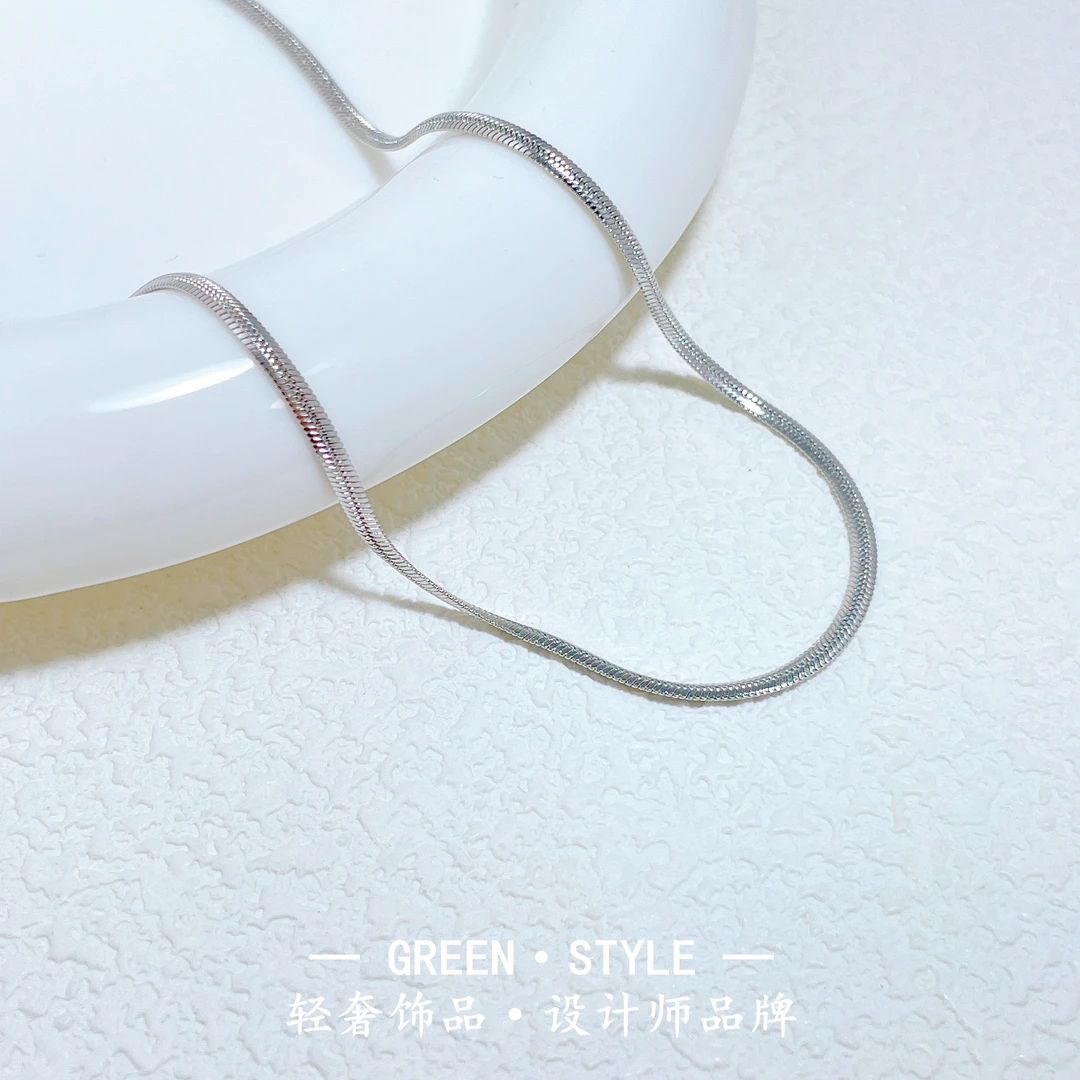 钛钢项链 【单层蛇骨链】气质时尚平替好物轻奢百搭简约项链-A71