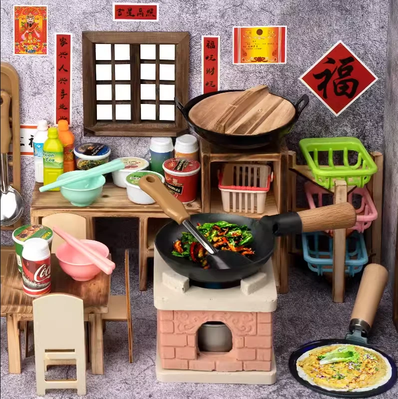 生日礼物迷你小厨房真煮儿童过家家真做饭全套厨具真实版可吃玩具