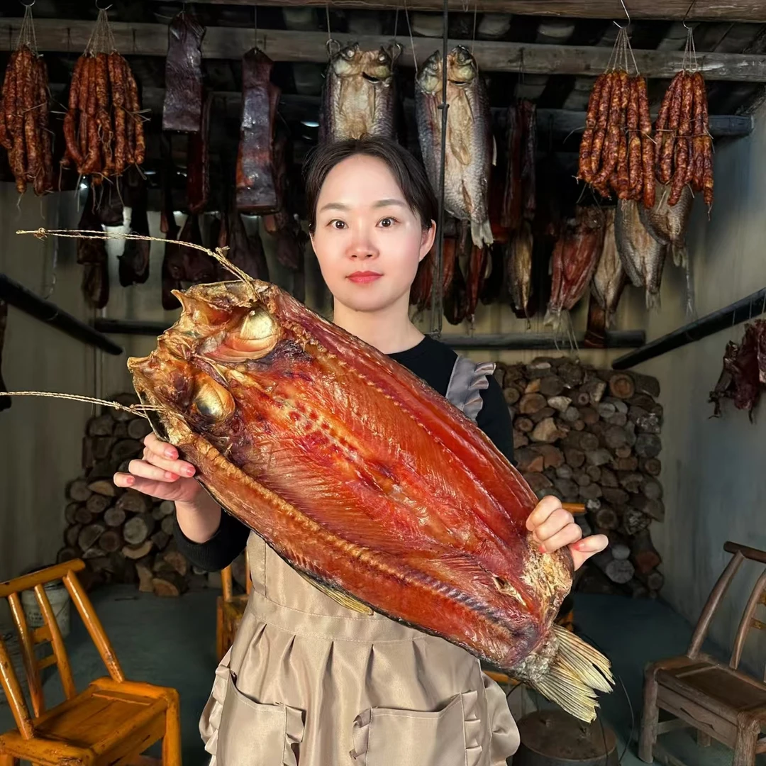 [湘里妹儿专属】腊草鱼直播现称正宗水库大草鱼