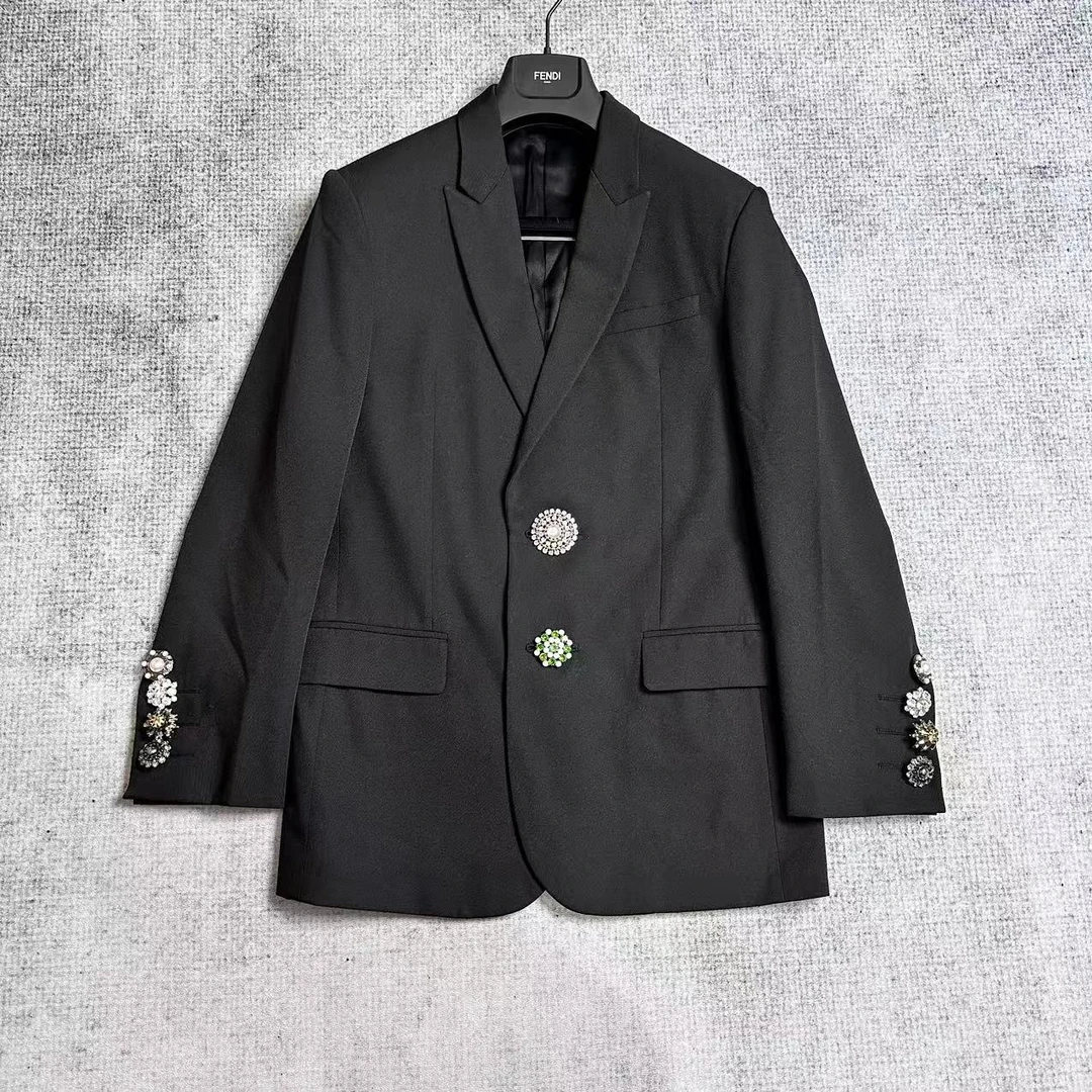 99新 Givenchy/纪梵希 重工羊毛西装/秀款/48码/非专柜原吊/99新