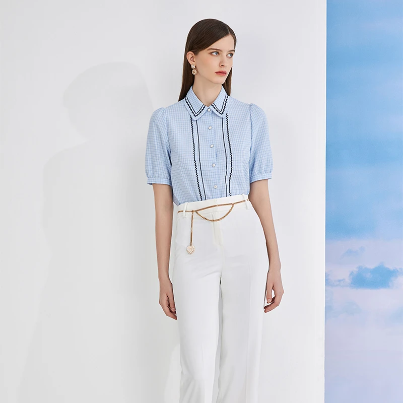 2023年夏季新款高级感小众百搭休闲衬衫-MJEB08WBL318U41上衣