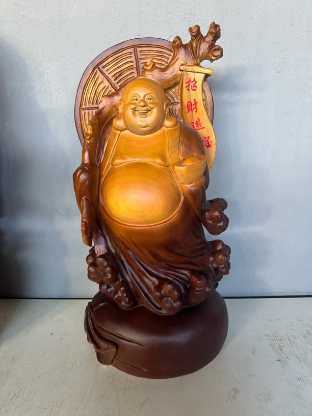 木根雕工艺品【招财进宝-香樟木】整木整雕 纯手工