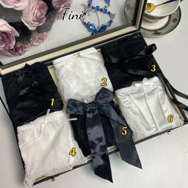 【拿捏诱惑】日系少女低腰性感薄款内裤女士纯欲透气舒适蕾丝三角裤