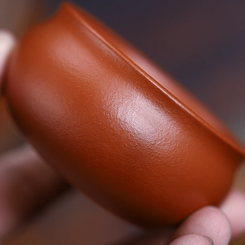 宜兴紫砂杯主人杯功夫茶杯单杯紫砂茶具品茗茶杯小杯单个手工杯