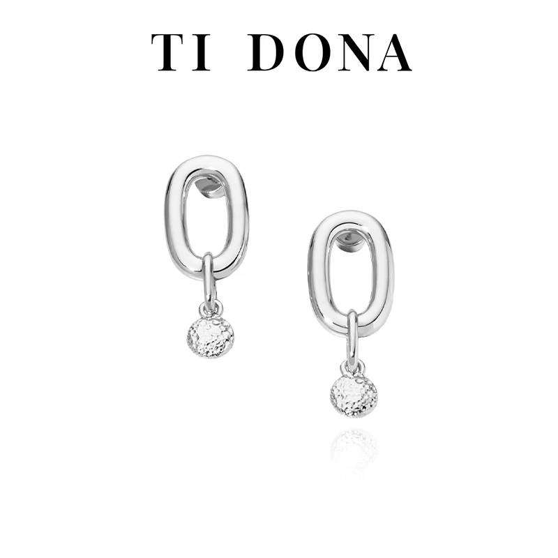 AZLOOK耳环【中国设计师品牌】TI DONA圆环吊坠耳环